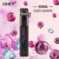 Iget King 2600 Puffs Electronic Cigarette Top Top